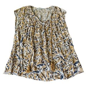 Daniel Rainn Bohemian Boho Patterned Shirt Medium